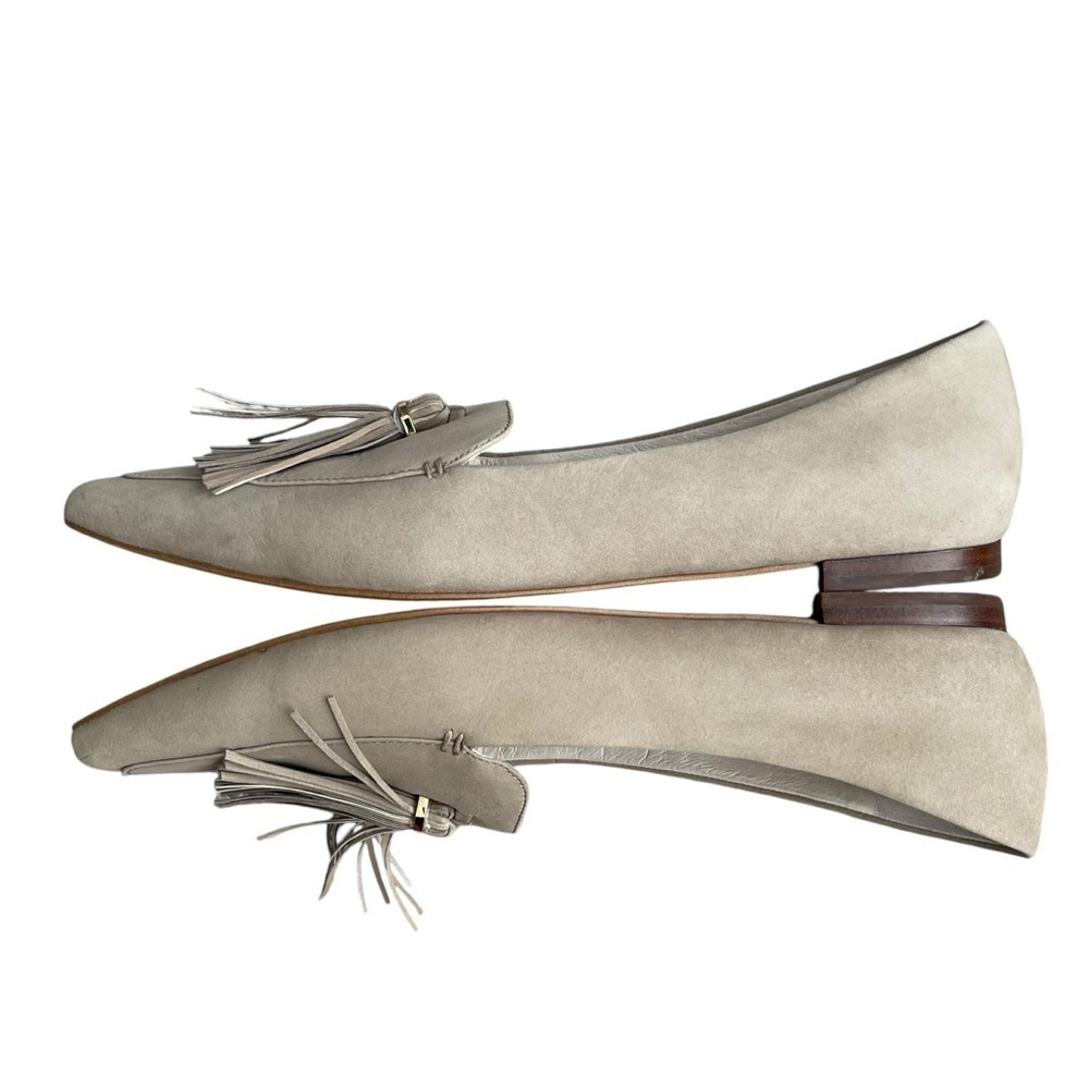 Louise et Cie Abriana Tassel Loafers Flat Shoes Women’s Size 8 Suede Comfortable - Picture 7 of 9